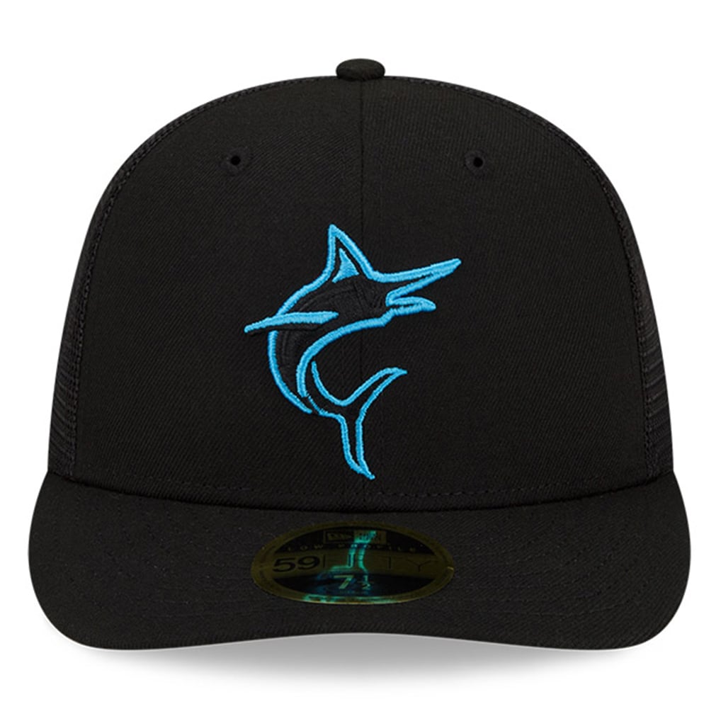  Miami Marlins New Era 2023 Batting Practice 59FIFTY Fitted Hat - Black