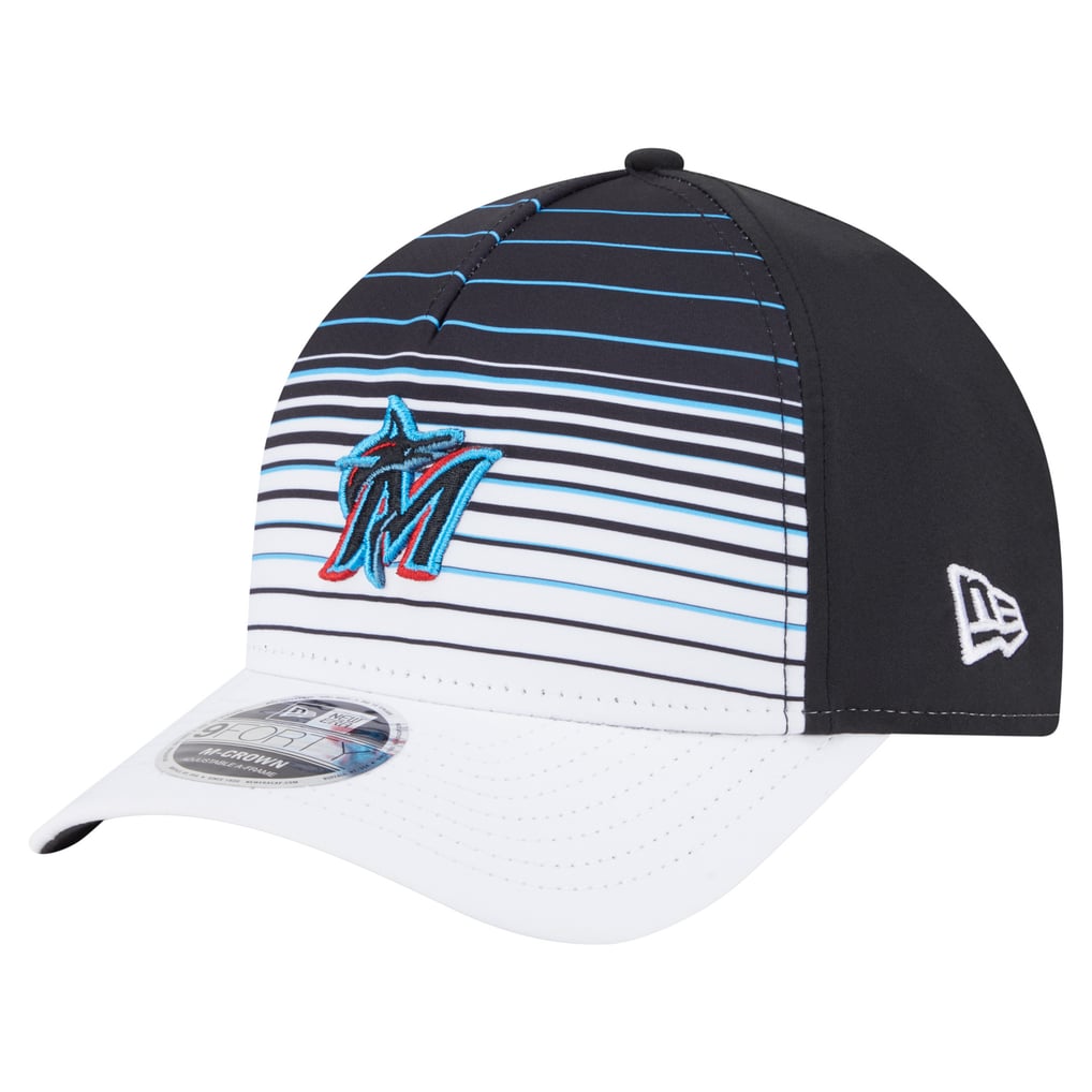  Miami Marlins New Era Gradient 9FORTY M-Crown Adjustable Hat - Black
