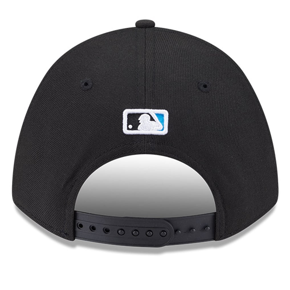  Miami Marlins New Era Player Replica 9FORTY Adjustable Hat - Black