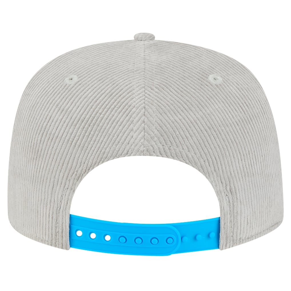 New Era Miami Marlins Gray Corduroy Golfer Snapback Hat