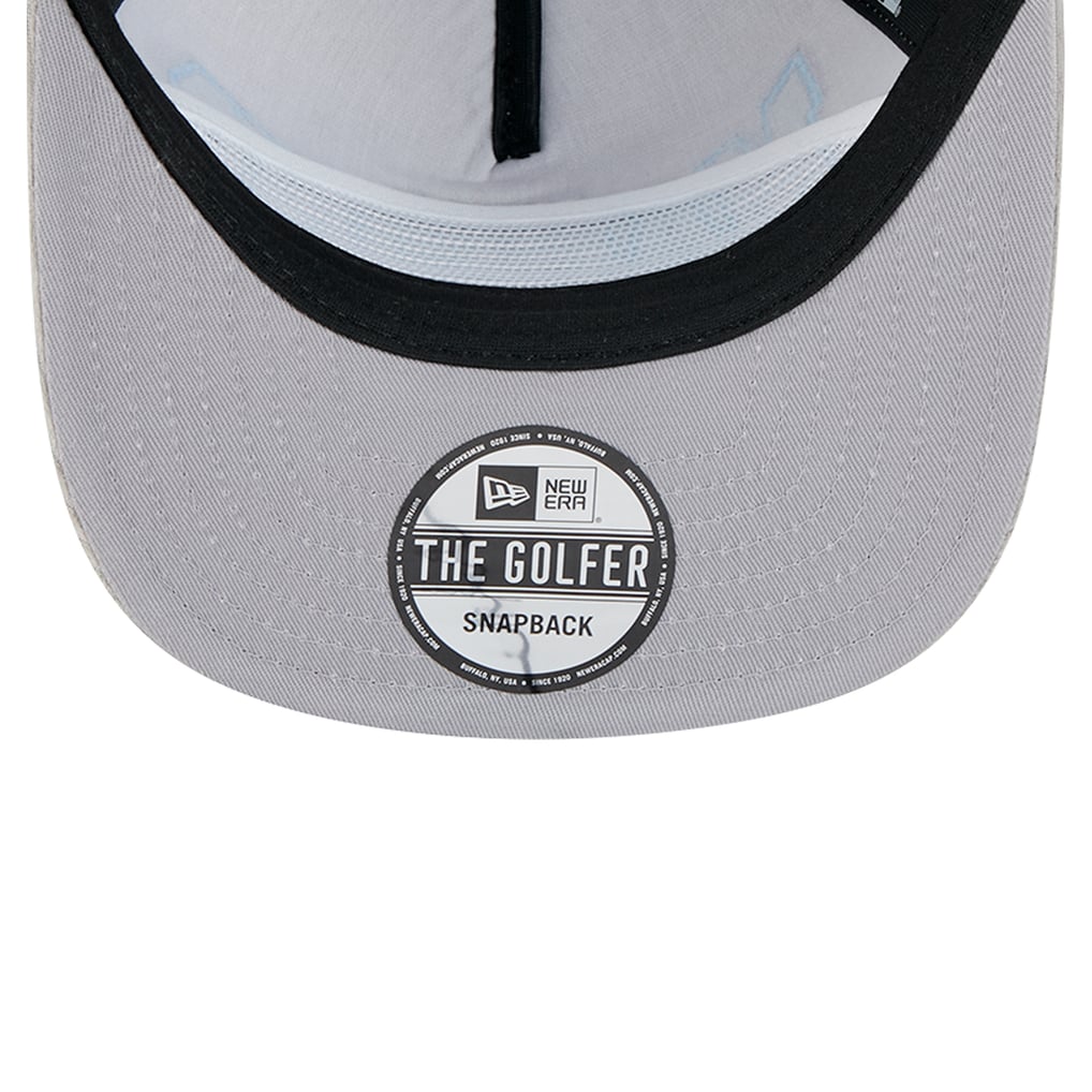 New Era Miami Marlins Gray Corduroy Golfer Snapback Hat