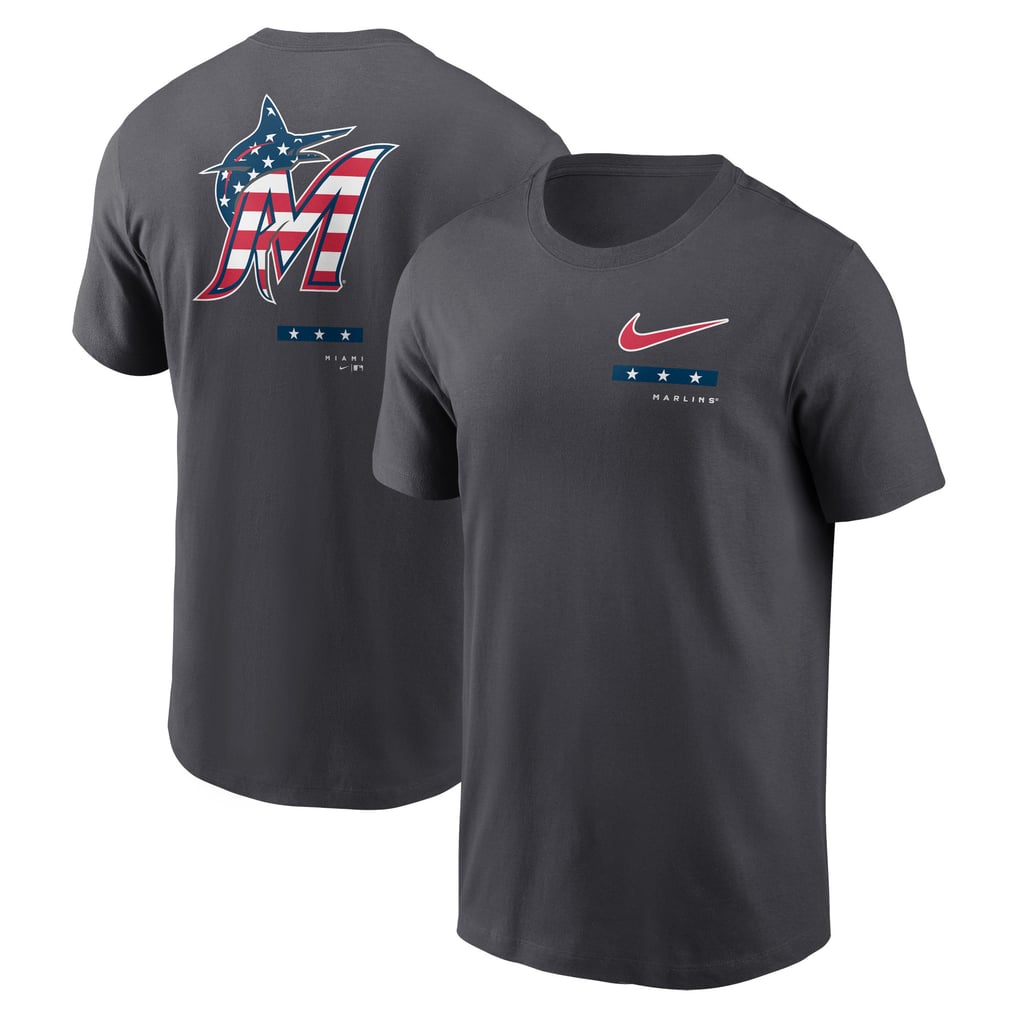 Miami Marlins Nike Americana T-Shirt - Anthracite