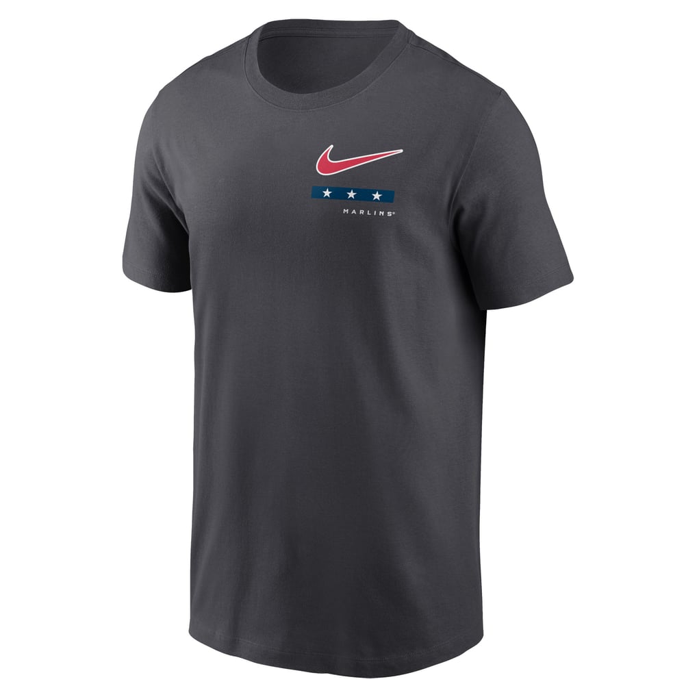 Miami Marlins Nike Americana T-Shirt - Anthracite
