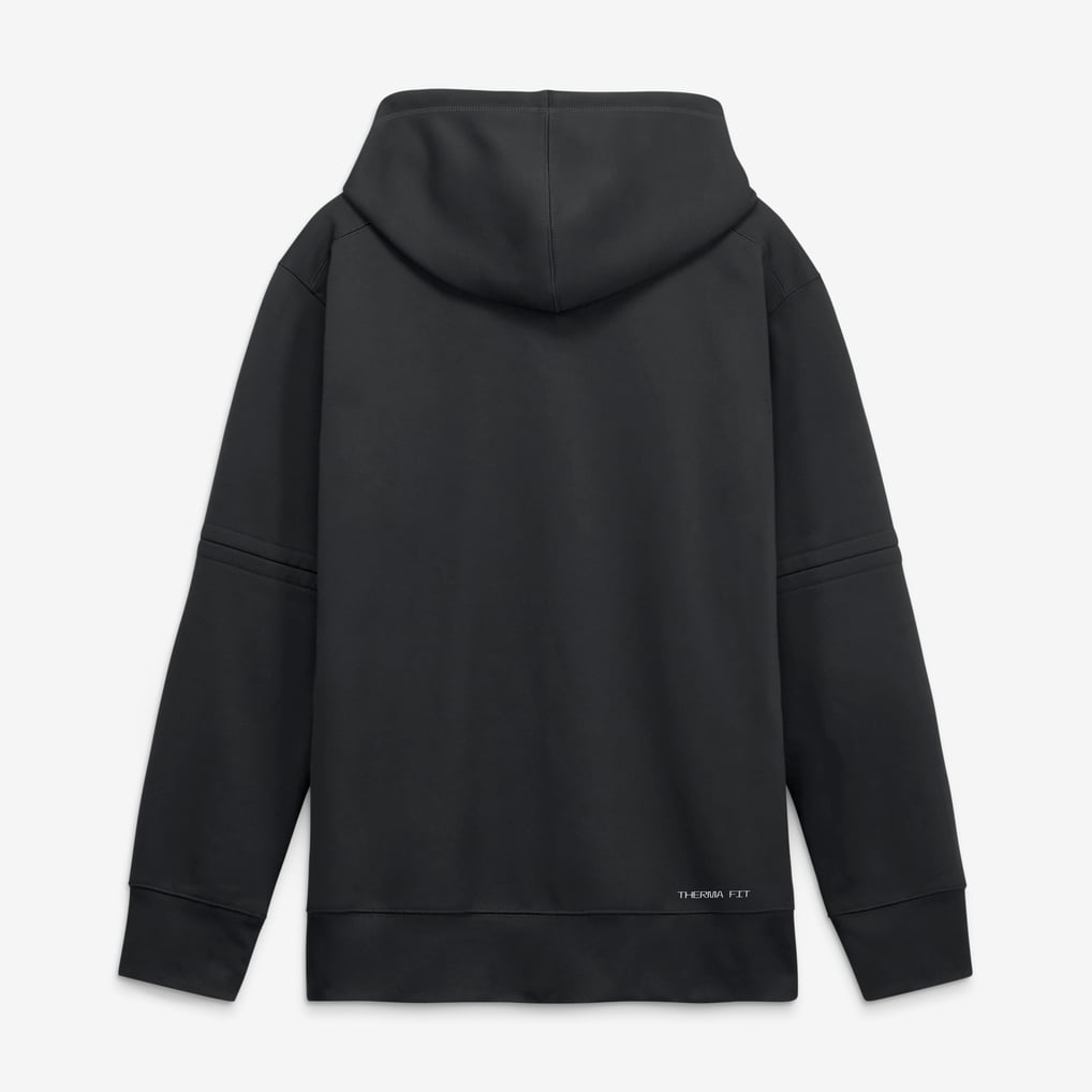 Miami Marlins Nike Authentic Collection Therma-FIT Hoodie - Black