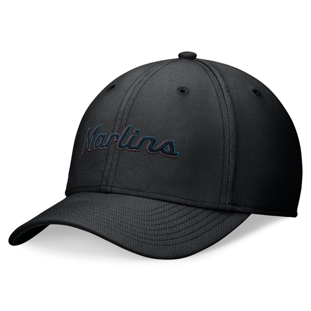 Miami Marlins Nike Performance Flex Hat - Black
