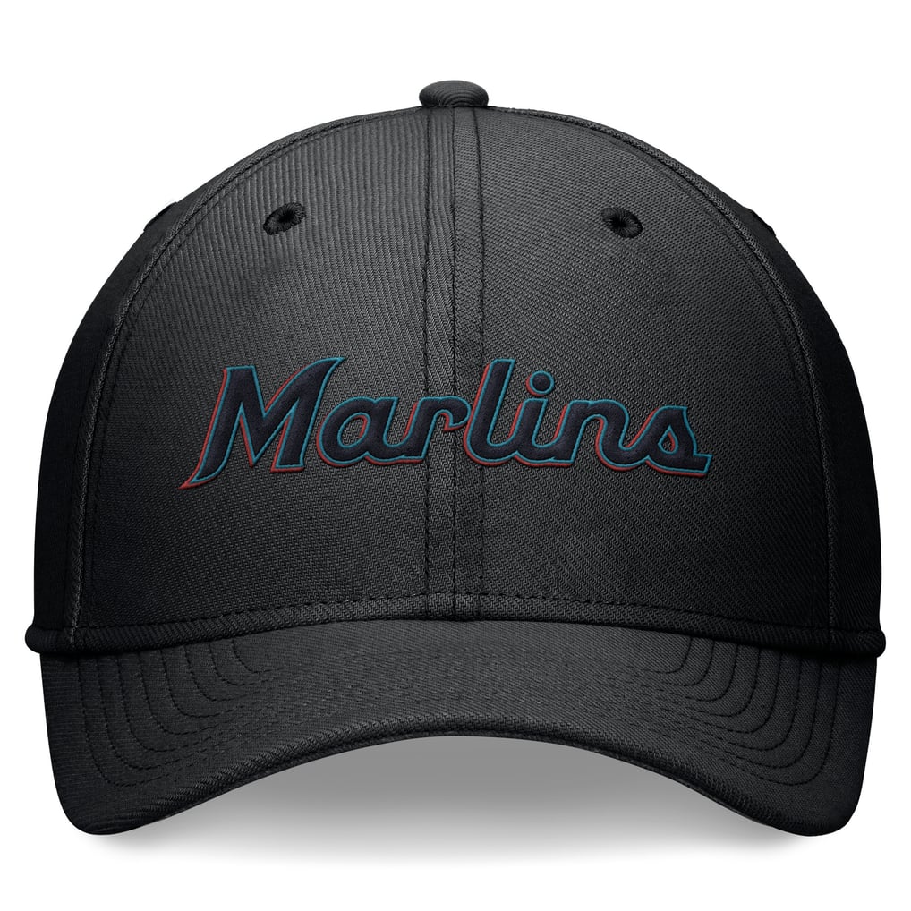 Miami Marlins Nike Performance Flex Hat - Black