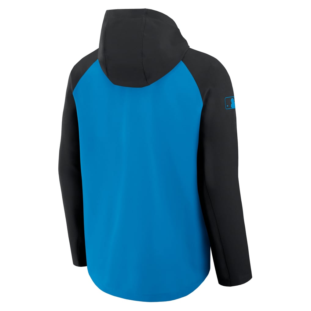 Miami Marlins Nike Authentic Collection Raglan Performance Full-Zip Jacket - Blue/Black