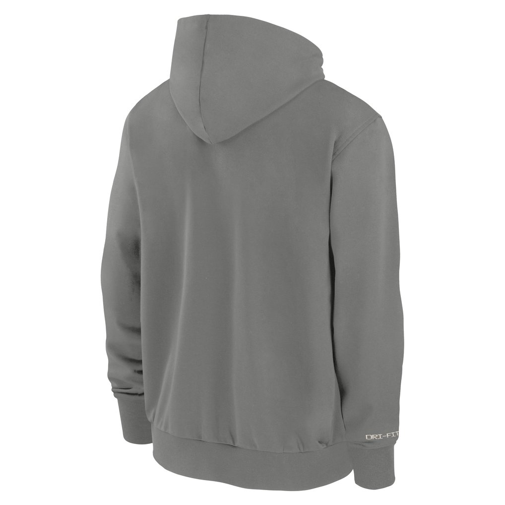 Miami Marlins Nike Authentic Collection Travel Performance Full-Zip Hoodie - Charcoal