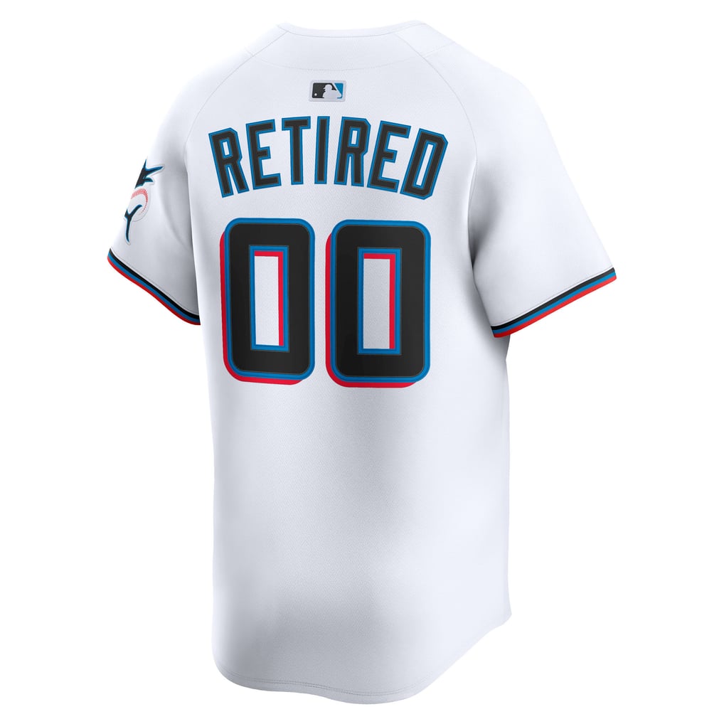 Miami Marlins Nike Home Limited Pick-A-Player Retired Roster Jersey - White