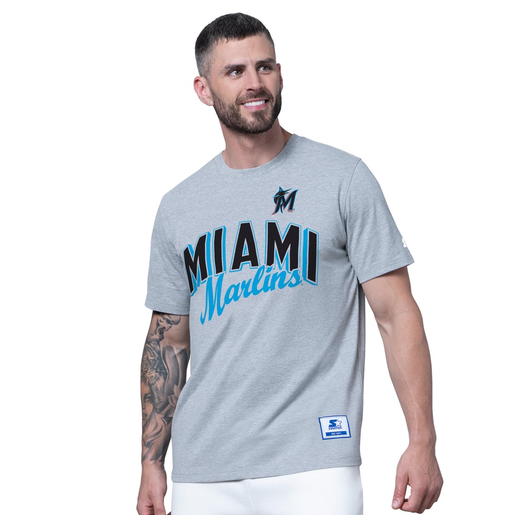  Miami Marlins Starter Two-Pack T-Shirt Set - Black/Heather Gray