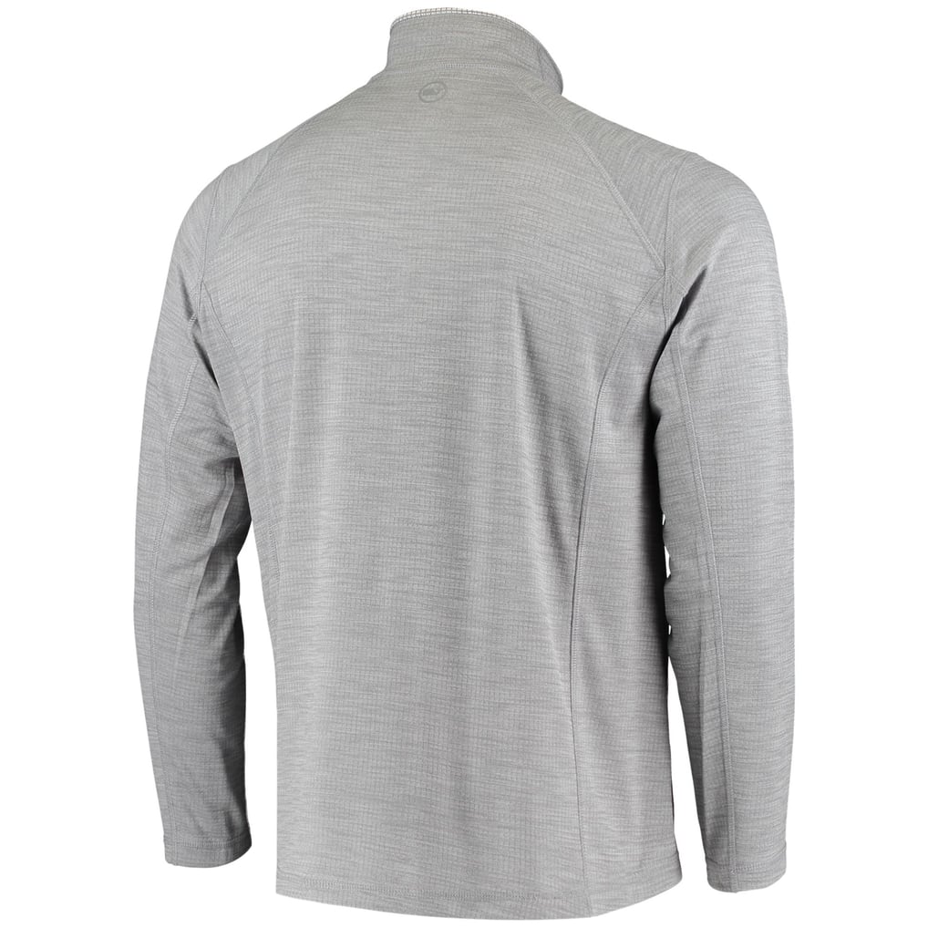 Miami Marlins Vineyard Vines Performance Sankaty Half-Zip Pullover Top - Heather Gray