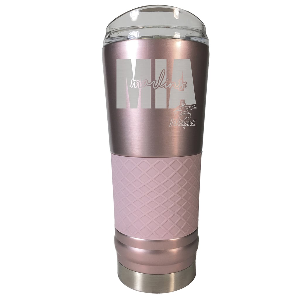 Miami Marlins 24oz. Draft Rose Gold Tumbler