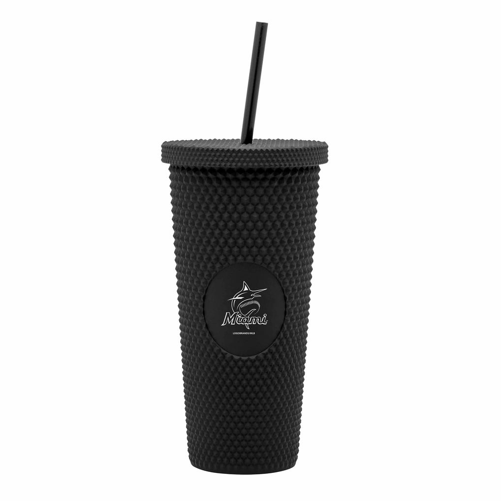 Miami Marlins 24oz. Logo Studded Tumbler