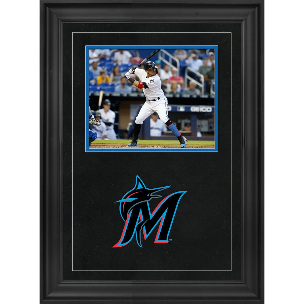 Miami Marlins Fanatics Authentic Deluxe Framed 8" x 10" Horizontal Photograph Frame with Team Logo