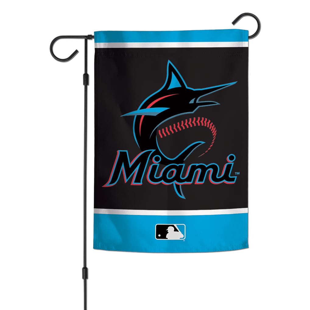 Miami Marlins WinCraft 12" x 18" Two-Sided Garden Flag