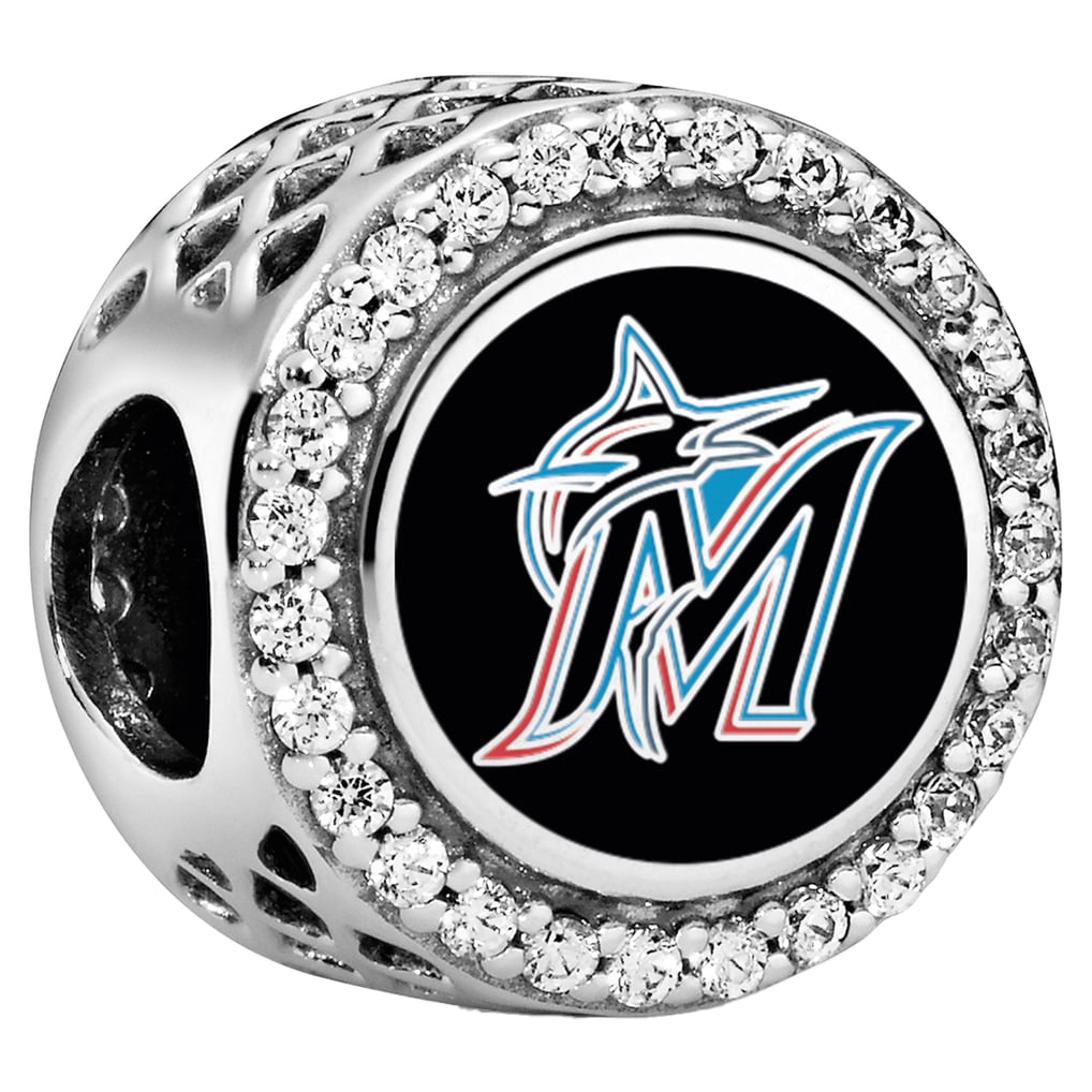 Miami Marlins Pandora Color Button Charm