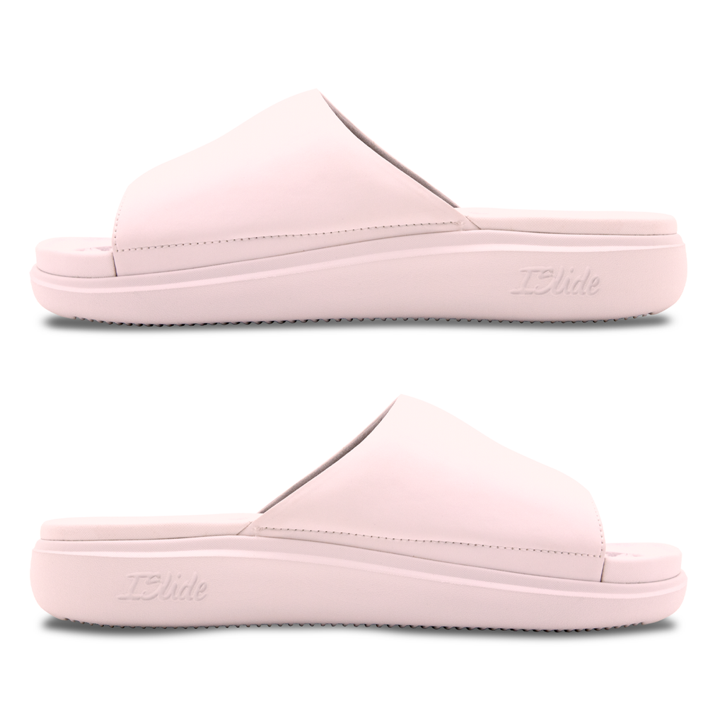 Miami Marlins ISlide Unisex Primary Motive Slide Sandals - Pink