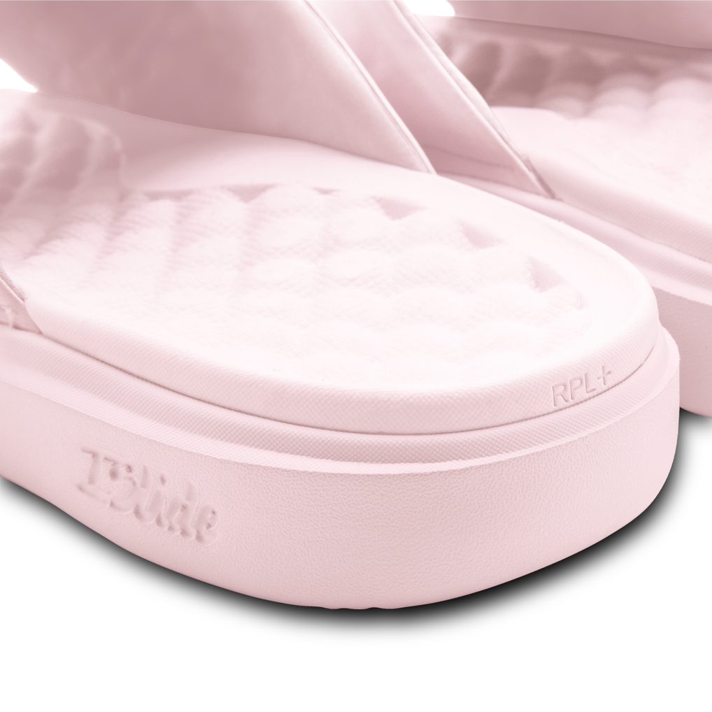Miami Marlins ISlide Unisex Primary Motive Slide Sandals - Pink