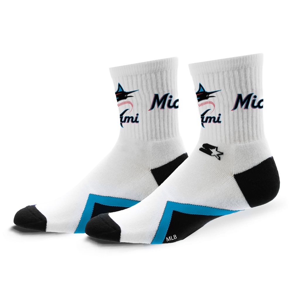  Miami Marlins Starter Unisex Striker Mid-Crew Socks