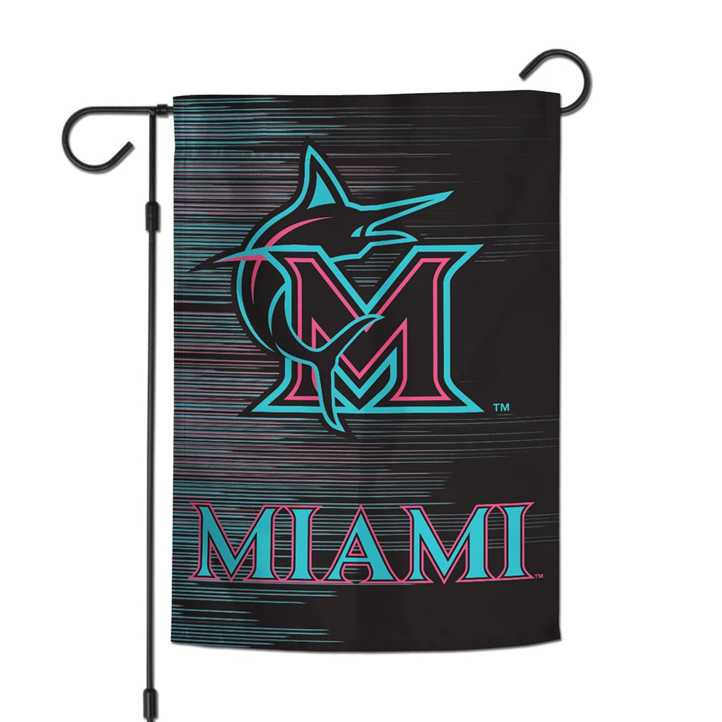Miami Marlins WinCraft 12" x 18" Double-Sided Garden Flag