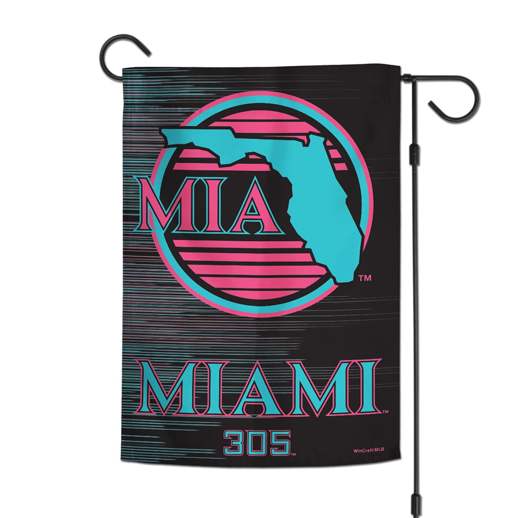 Miami Marlins WinCraft 12" x 18" Double-Sided Garden Flag