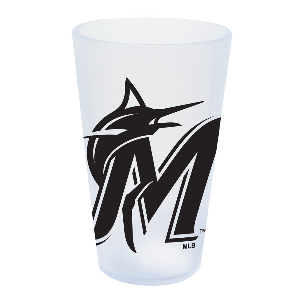 Miami Marlins WinCraft 16oz. Icicle Silicone Pint Glass