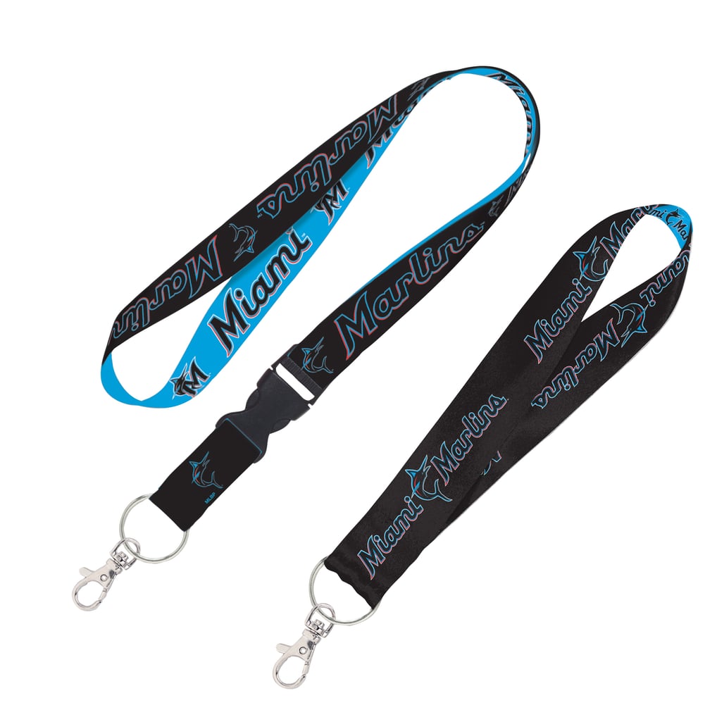 Miami Marlins WinCraft 2-Pack Lanyard with Detachable Buckle & Key Strap Set