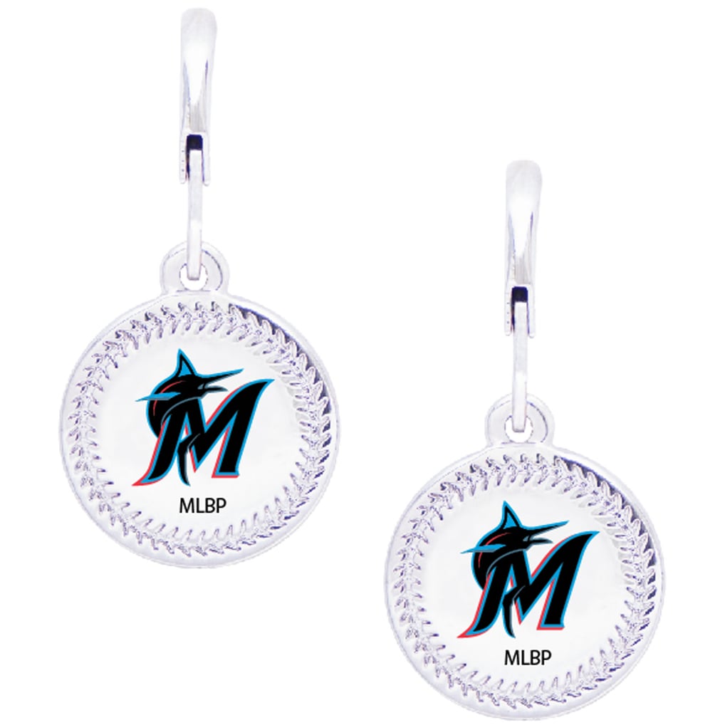 Miami Marlins Swarovski Women's Team Logo Earrings