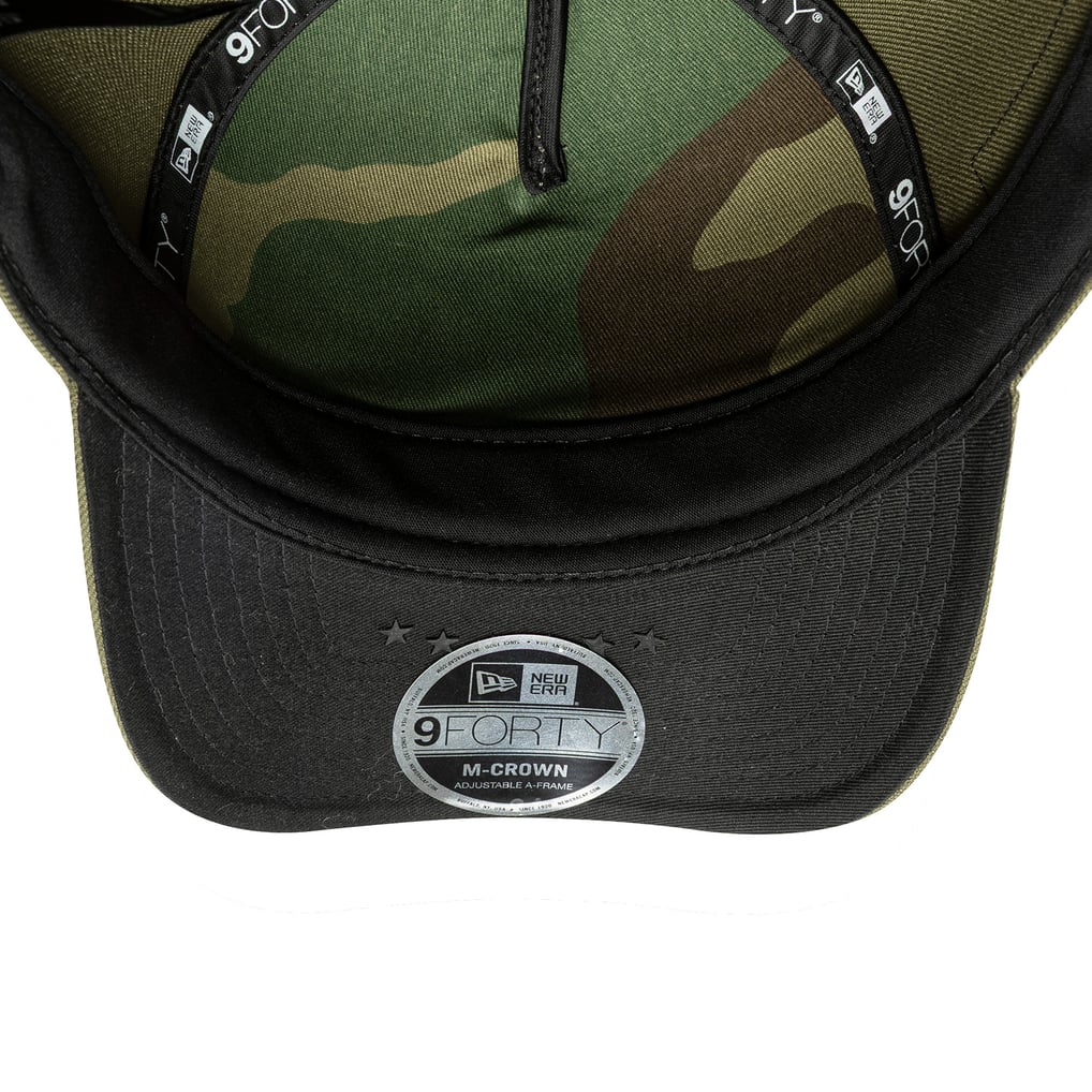 Miami Marlins New Era Youth 2026 Armed Forces Day 9FORTY M-Crown Adjustable Hat - Olive