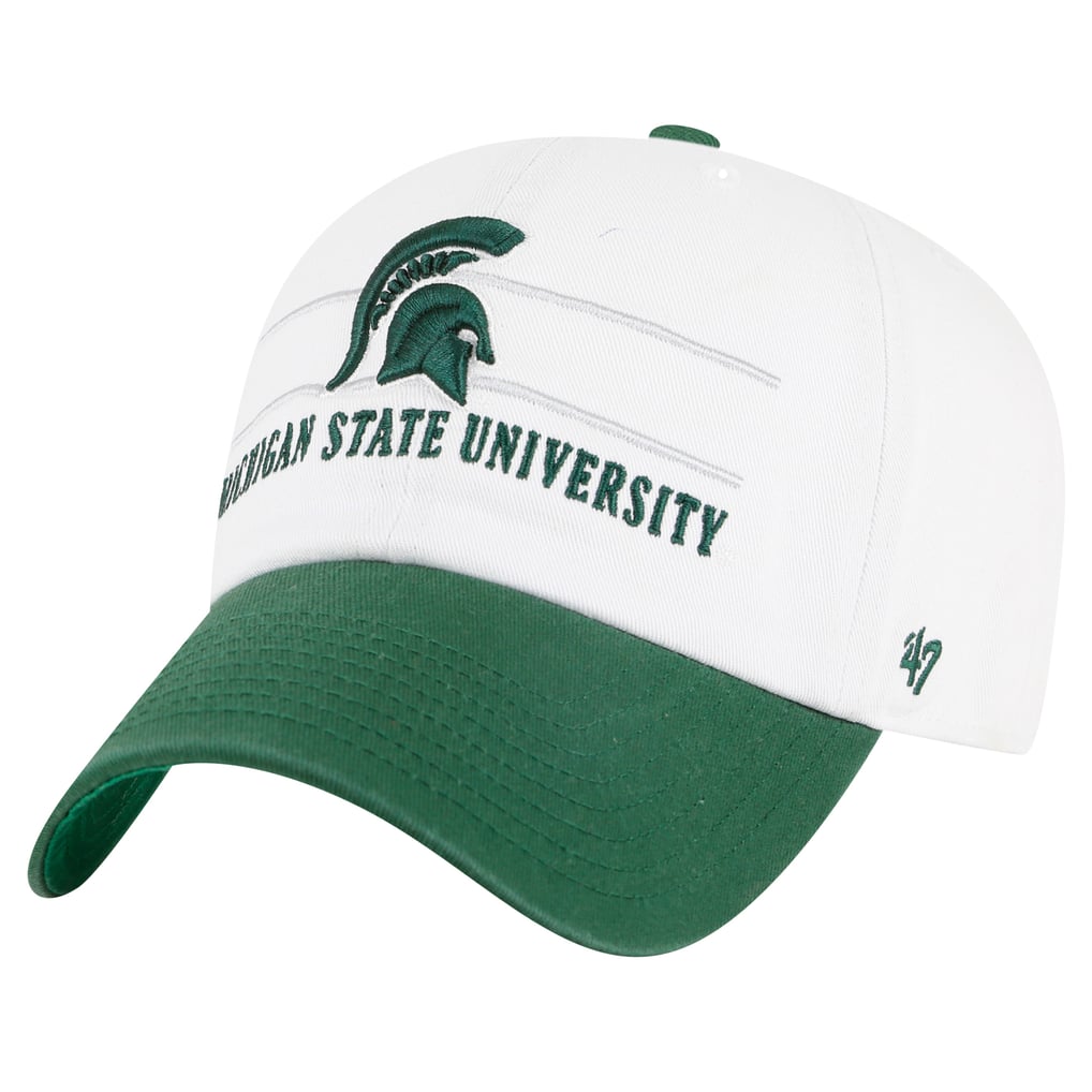 Michigan State Spartans '47 Gridiron Clean Up Adjustable Hat - White