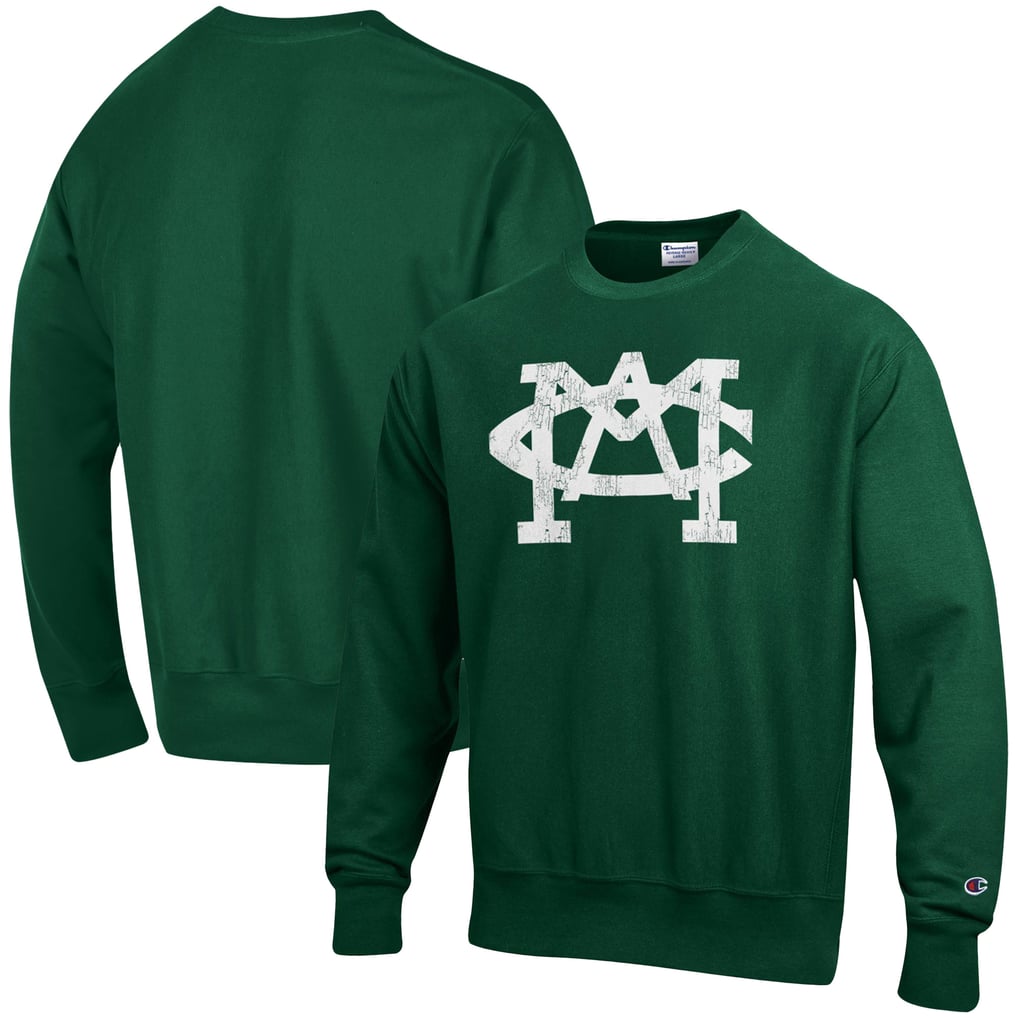 Michigan State Spartans Champion Vault Logo Reverse Weave Pullover Sweatshirt - Green