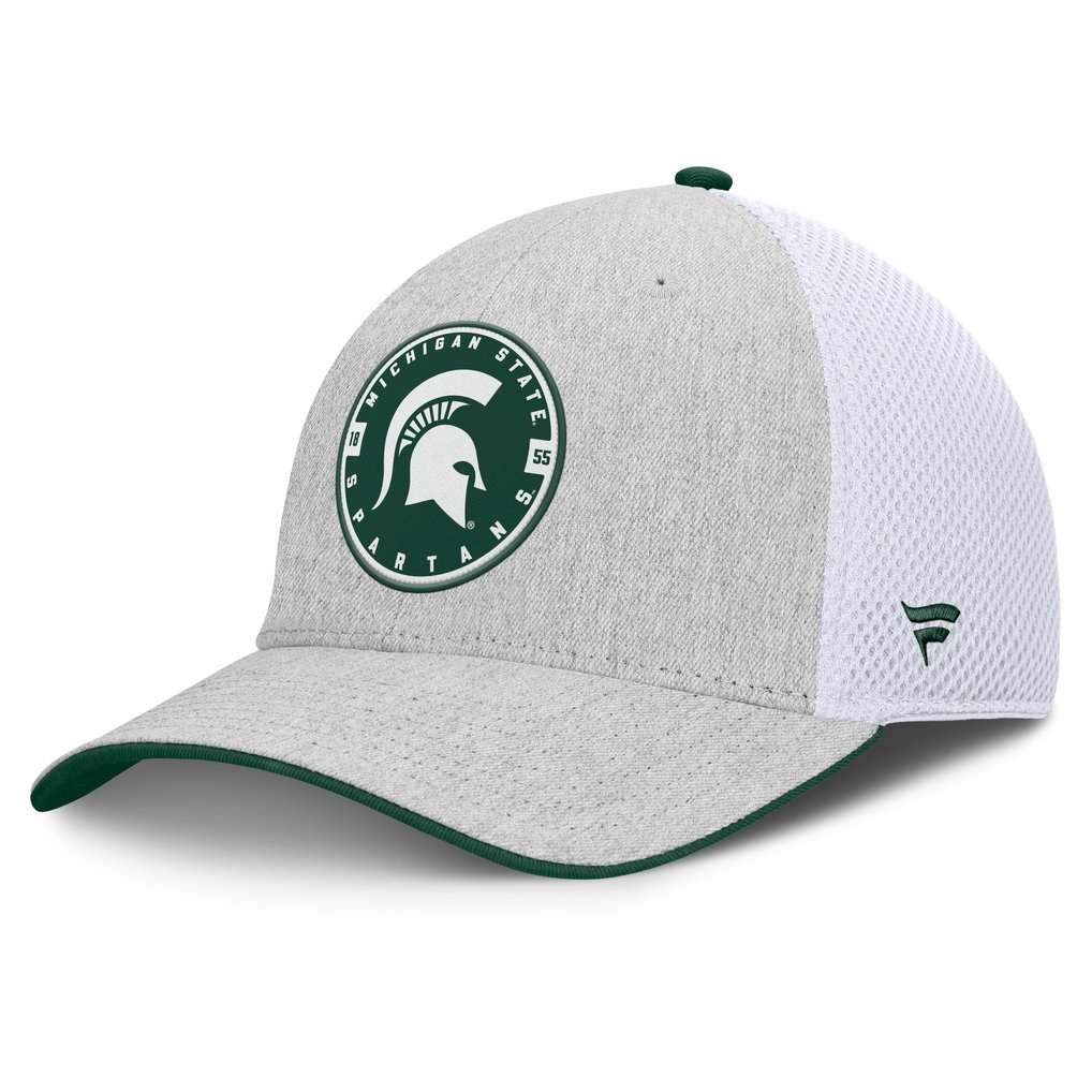  Michigan State Spartans Fanatics Trigger Flex Hat - Heather Gray