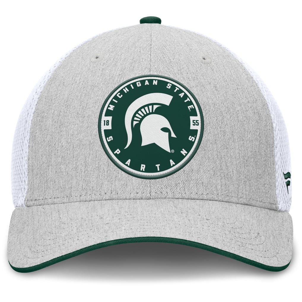  Michigan State Spartans Fanatics Trigger Flex Hat - Heather Gray