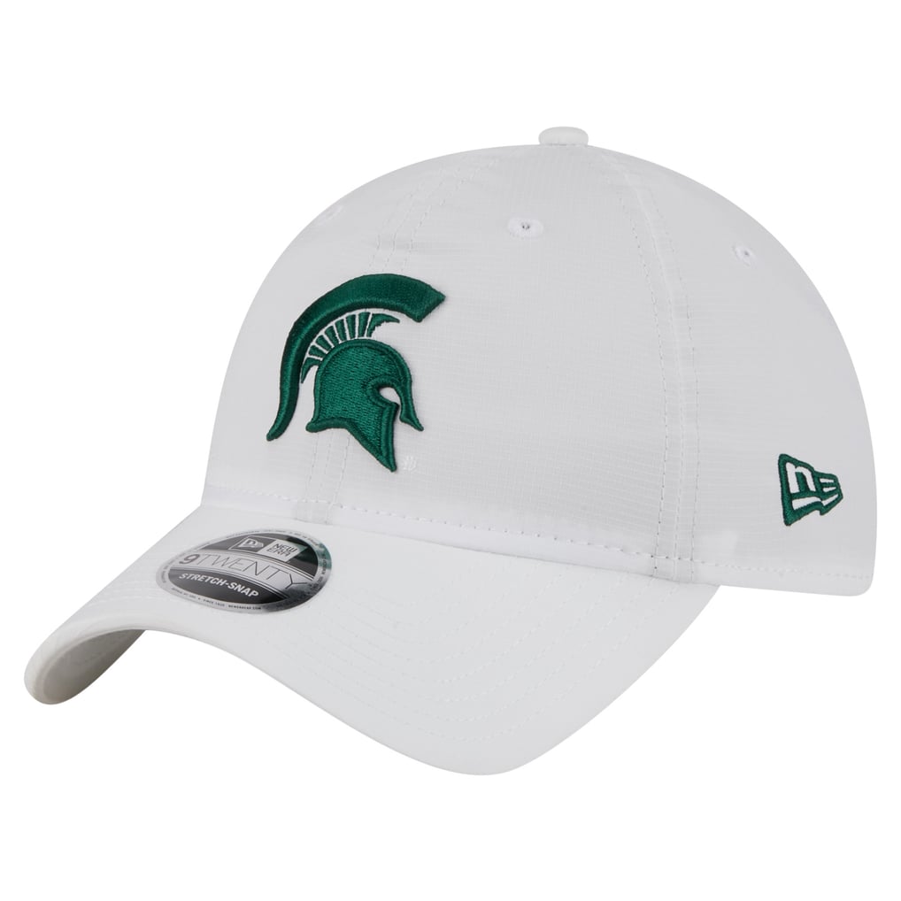 Michigan State Spartans New Era Active Ripstop 9TWENTY Adjustable Hat - White