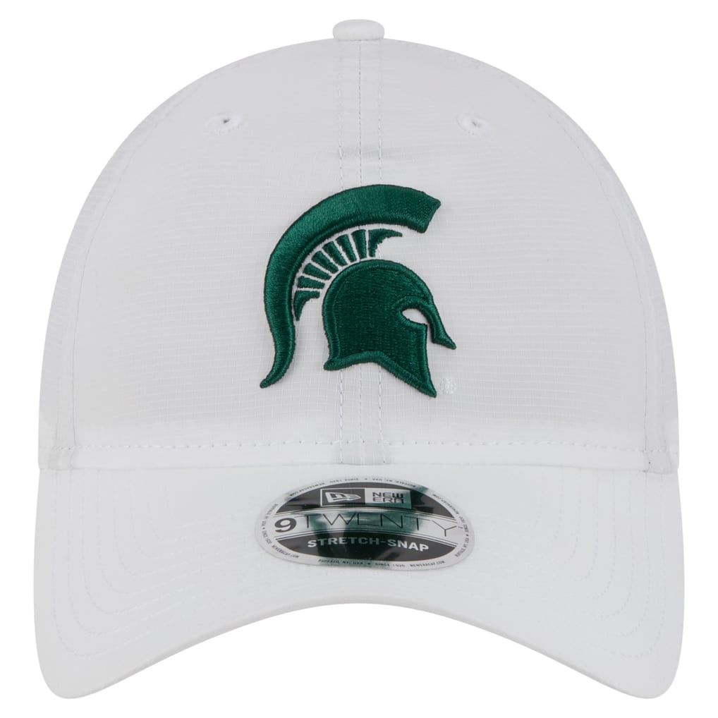 Michigan State Spartans New Era Active Ripstop 9TWENTY Adjustable Hat - White