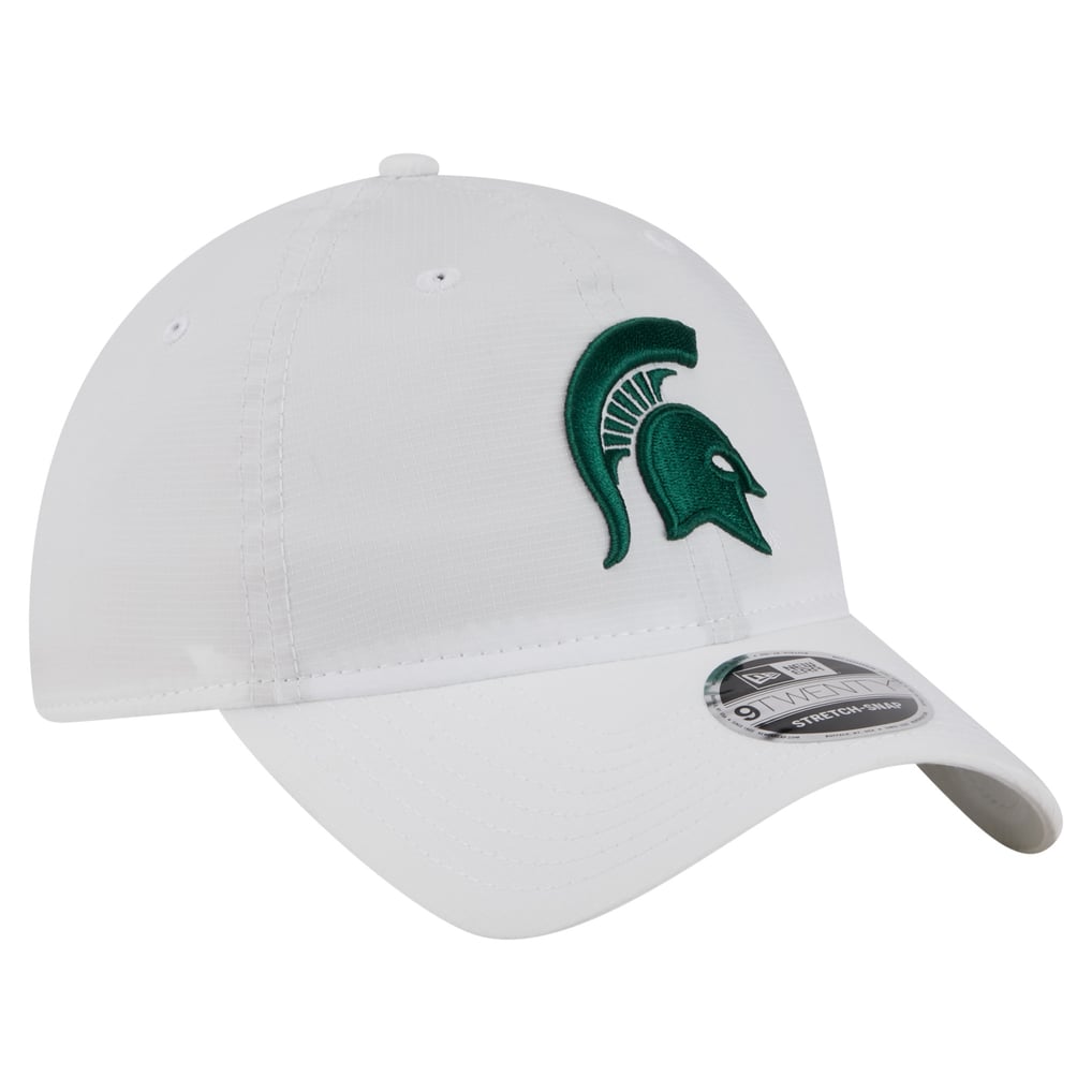 Michigan State Spartans New Era Active Ripstop 9TWENTY Adjustable Hat - White