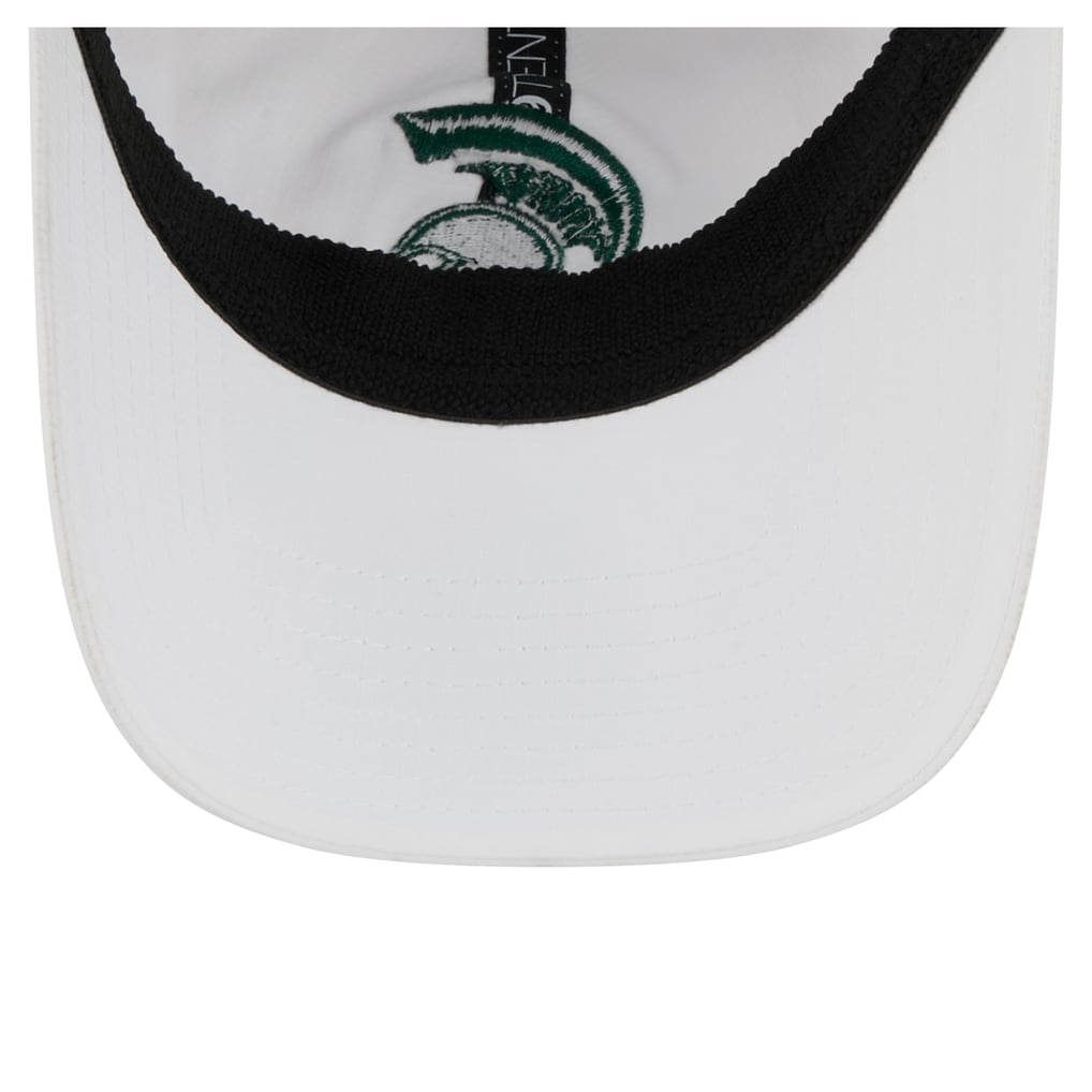 Michigan State Spartans New Era Active Ripstop 9TWENTY Adjustable Hat - White