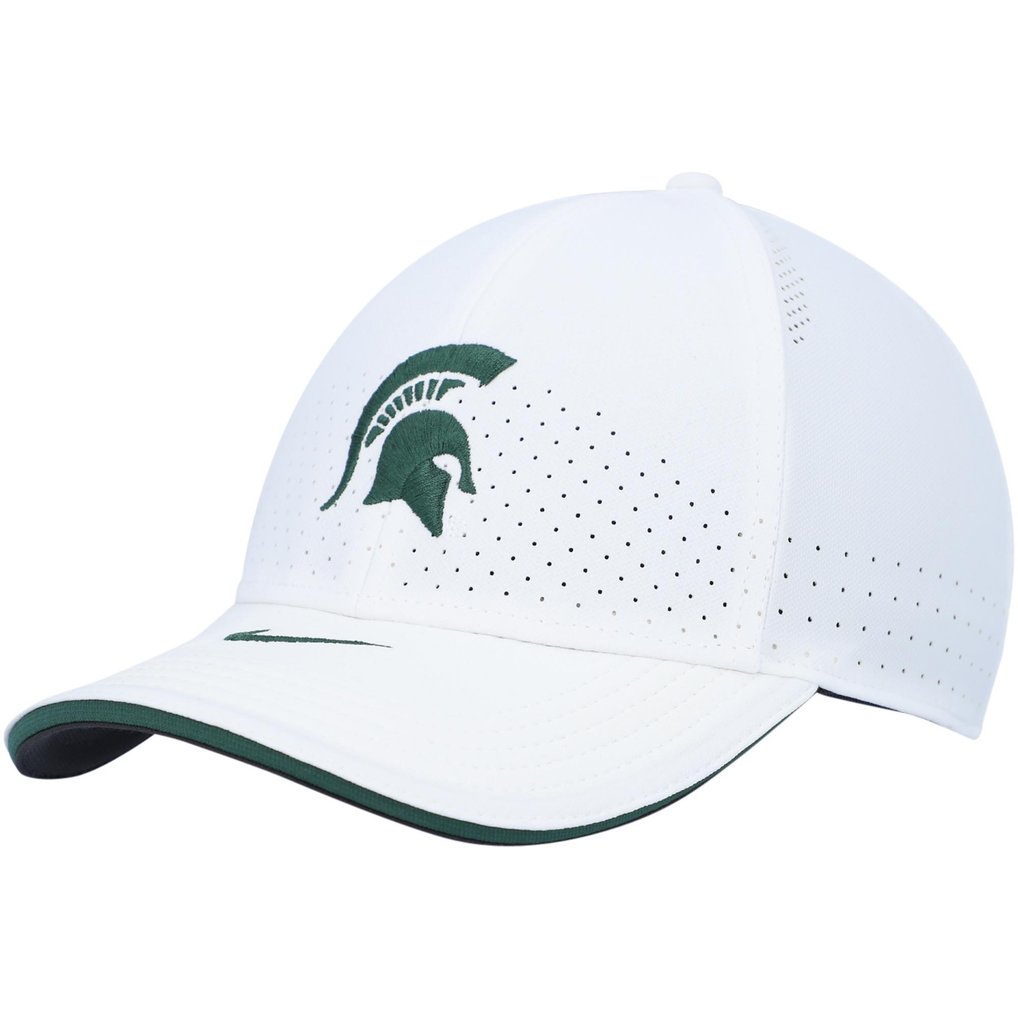 Michigan State Spartans Nike Legacy 91 Sideline Performance Adjustable Hat - White