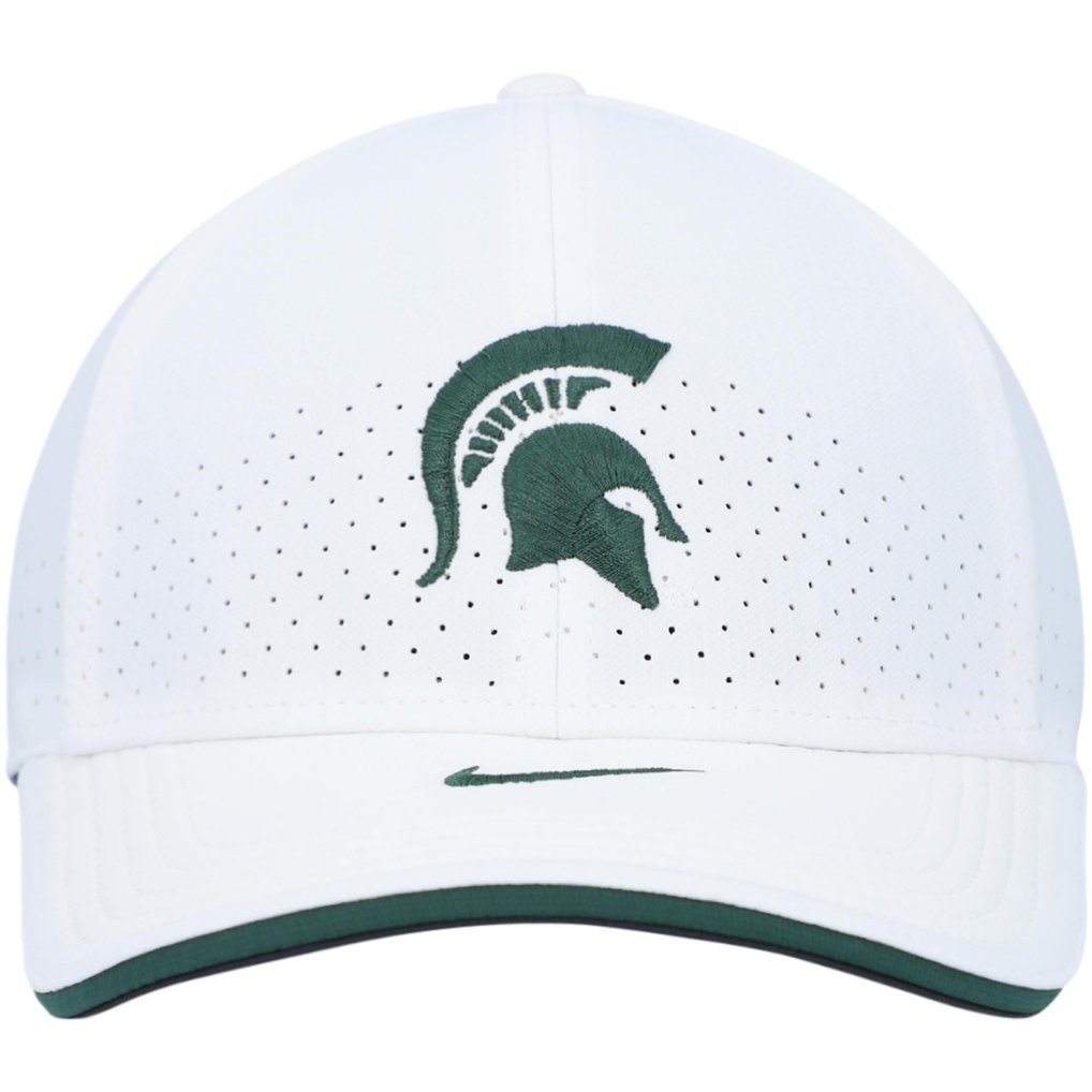 Michigan State Spartans Nike Legacy 91 Sideline Performance Adjustable Hat - White