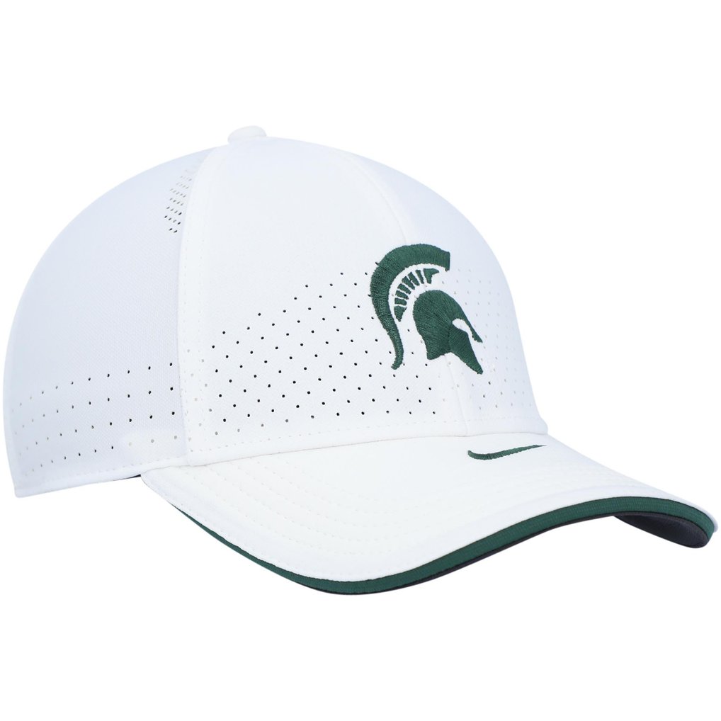 Michigan State Spartans Nike Legacy 91 Sideline Performance Adjustable Hat - White