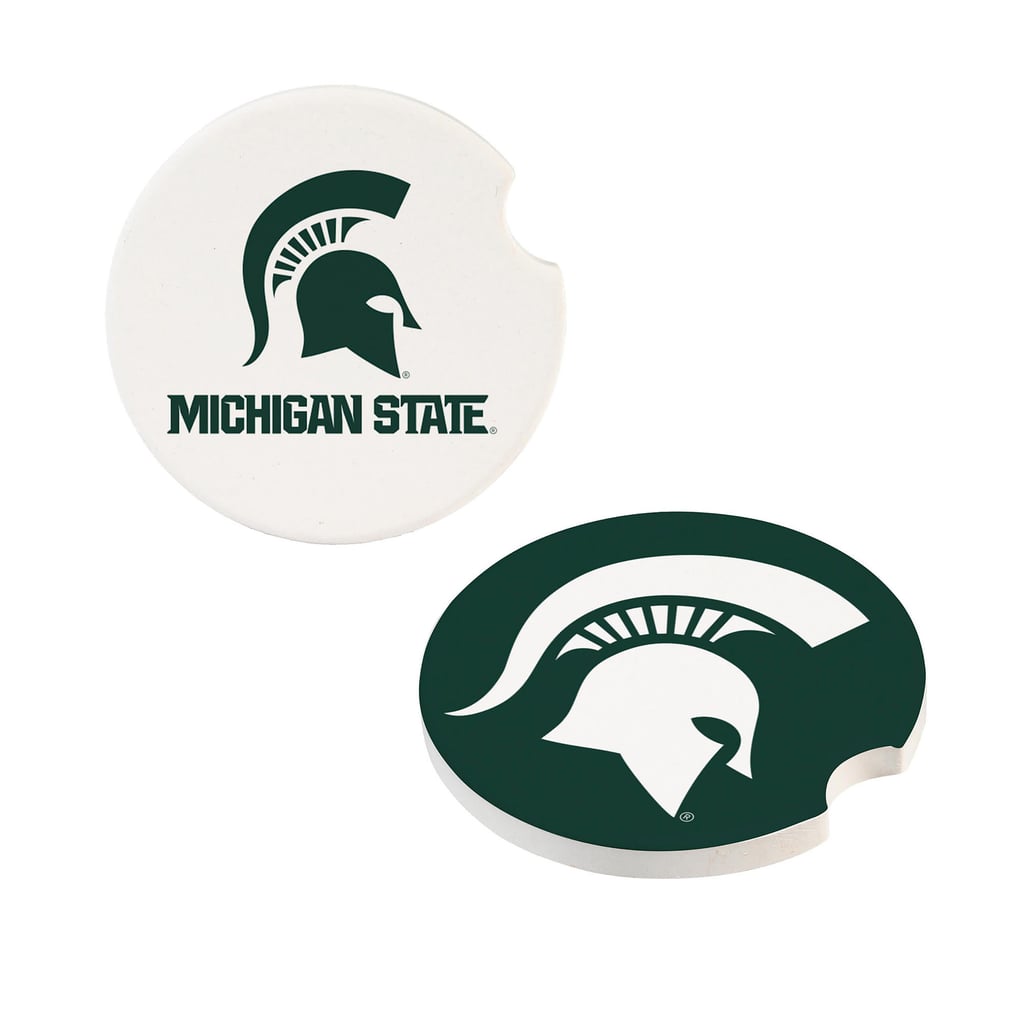 Michigan State Spartans Ceramic Car Coaster Four-Piece Set