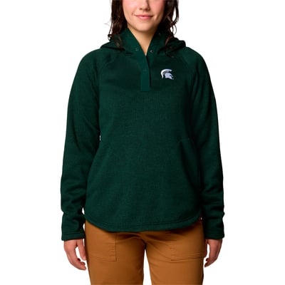 Michigan State Spartans Columbia Sweater Weather Fleece Lined Pullover Hoodie - Green