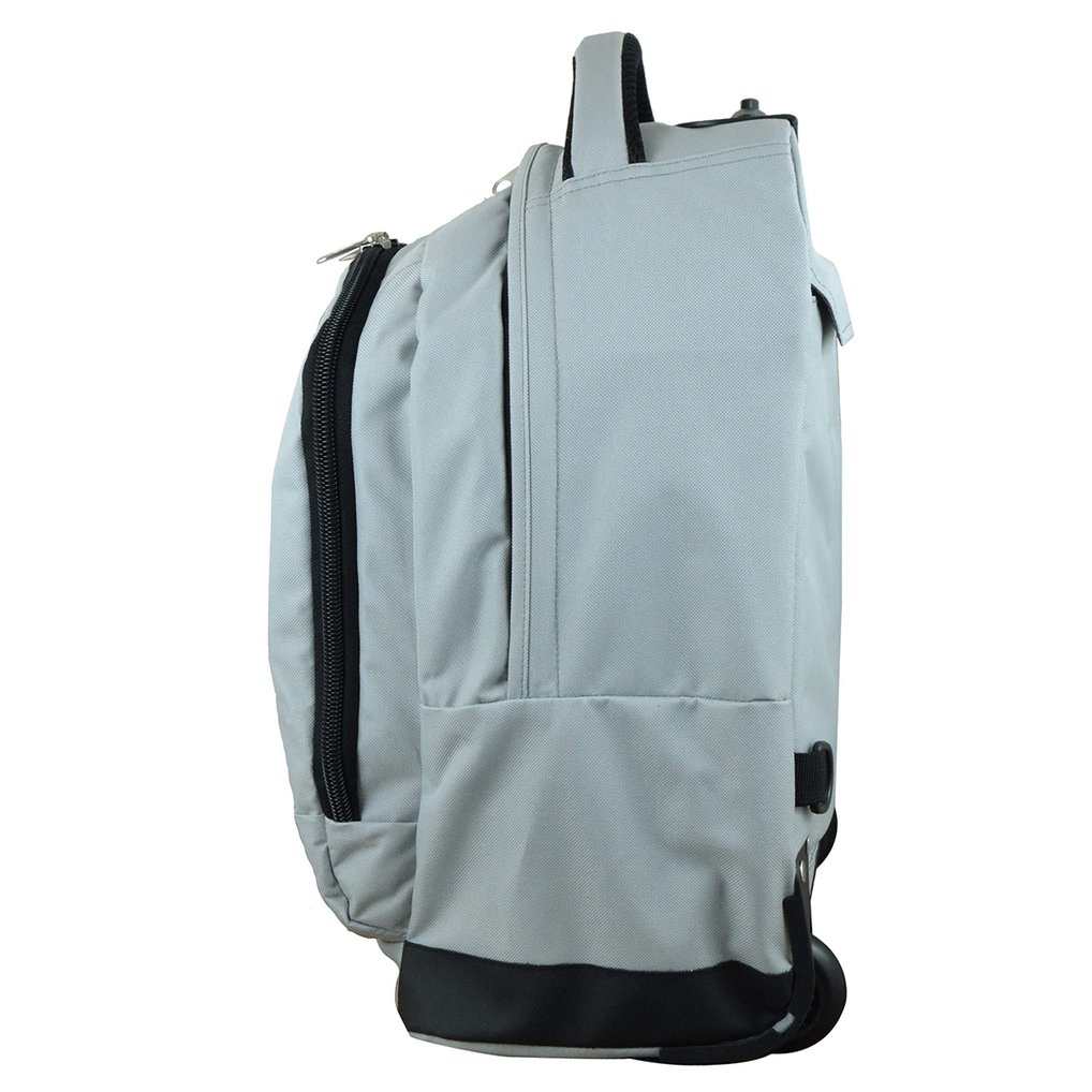 Michigan Wolverines 19'' Premium Wheeled Backpack - Gray