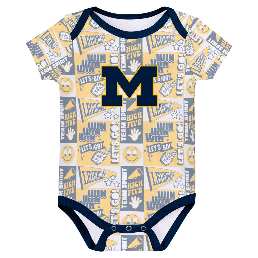 Michigan Wolverines Infant Sunday Comics 3-Pack Bodysuit Set