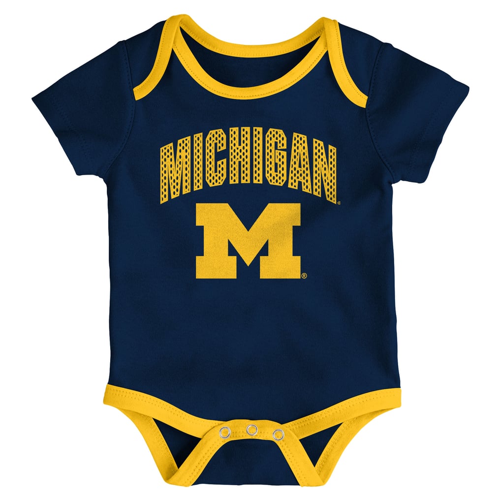 Michigan Wolverines Outerstuff Infant All Day Play Three-Piece Bodysuit Set