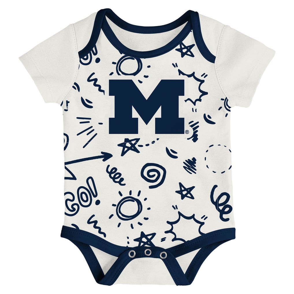 Michigan Wolverines Outerstuff Infant All Day Play Three-Piece Bodysuit Set