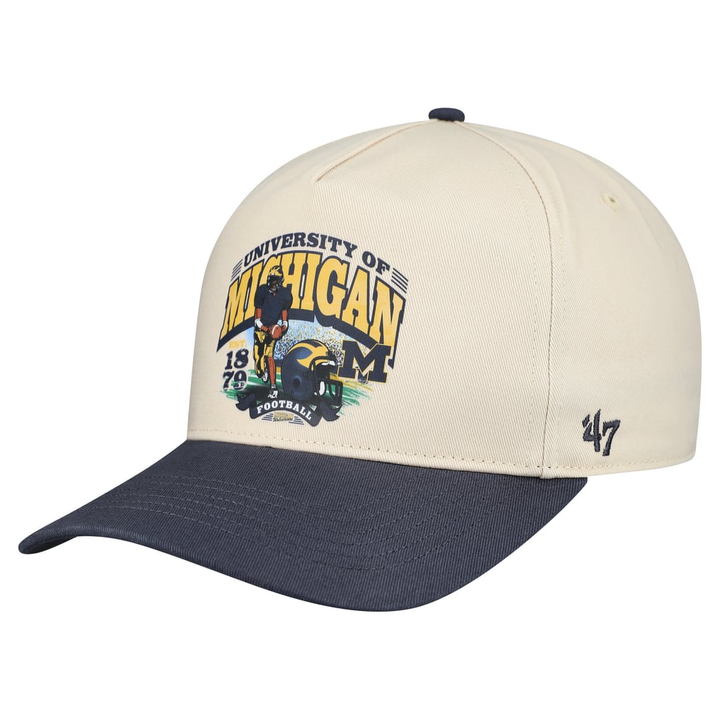  Michigan Wolverines '47 Unstructured Hitch Hat - Natural