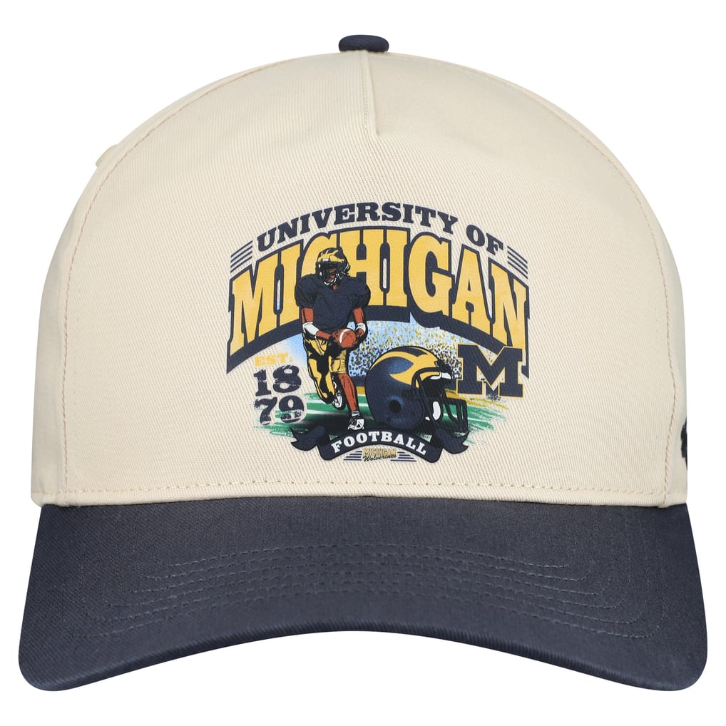  Michigan Wolverines '47 Unstructured Hitch Hat - Natural