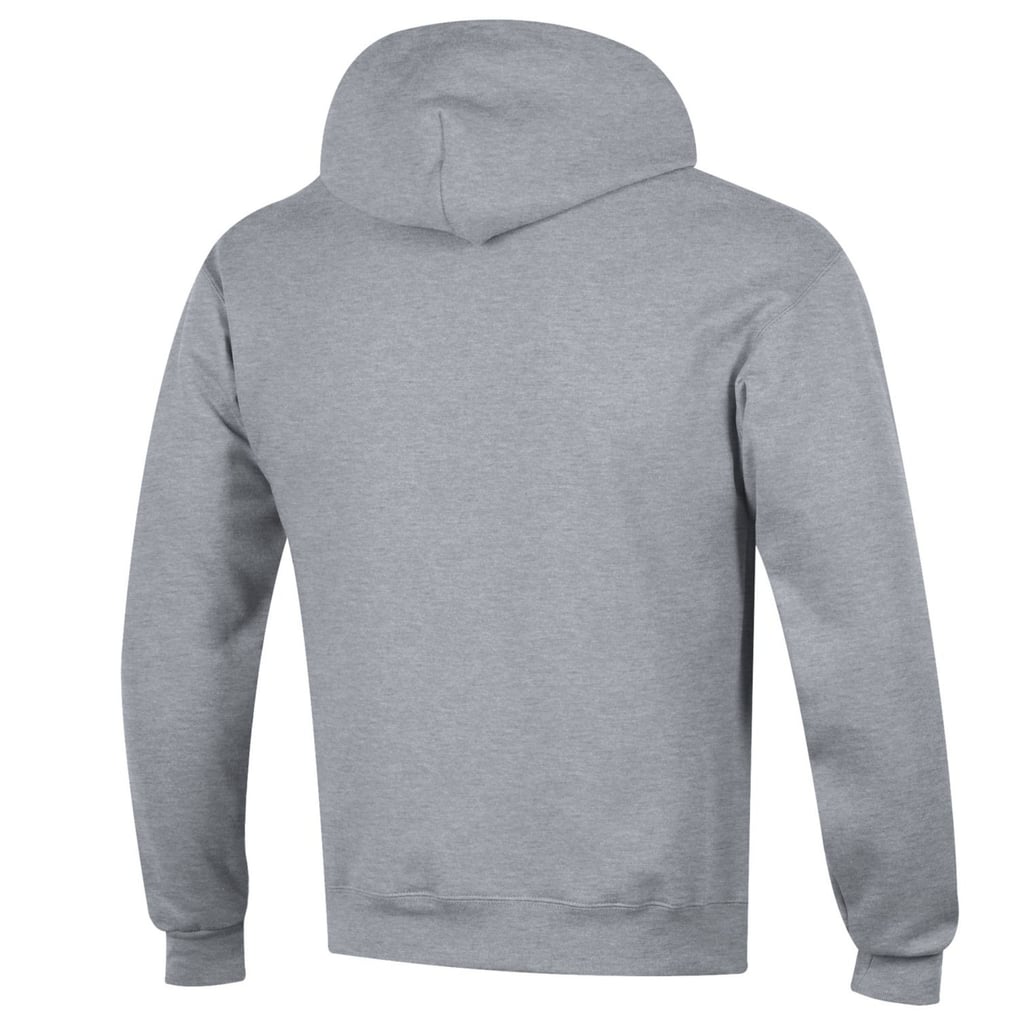  Michigan Wolverines Champion Basic Arch Fleece Pullover Hoodie - Heather Gray