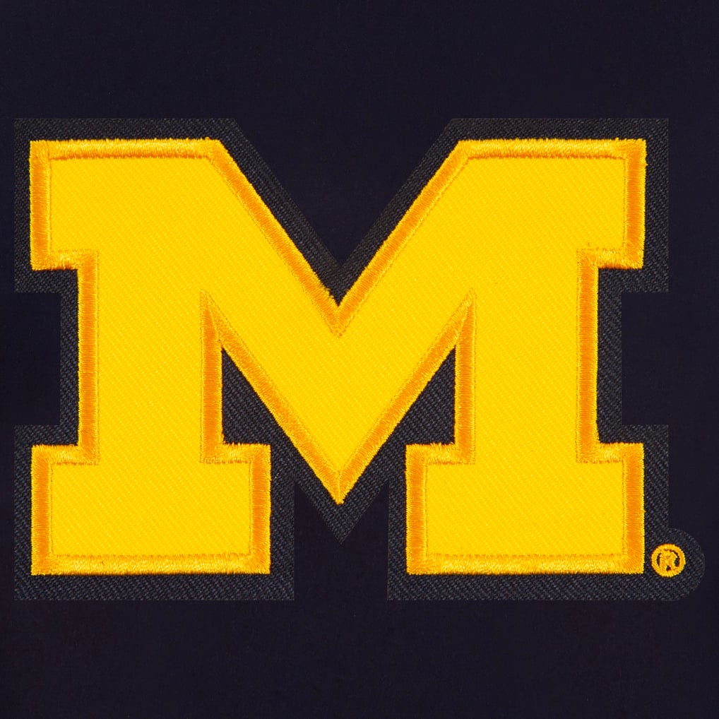  Michigan Wolverines JH Design Reversible Full-Zip Jacket - Navy
